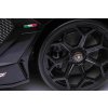 Elektrické autíčko Lamborghini Aventador 12V Dvojmiestne, čierne, 2,4 GHz diaľkové ovládanie, USB / SD Vstup, odpruženie, vertikálne otváracie dvere, mäkké EVA kolesá, 2X MOTOR, ORIGINAL licencia