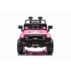 Elektrické autíčko OFFROAD NEW s pohonom zadných kolies, ružové, Lítiová batéria, Vysoký podvozok, široké sedadlo, Odpružené nápravy, 2,4 GHz Diaľkový ovládač, LED svetlá