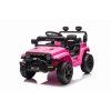 Elektrické autíčko OFFROAD NEW s pohonom zadných kolies, ružové, Lítiová batéria, Vysoký podvozok, široké sedadlo, Odpružené nápravy, 2,4 GHz Diaľkový ovládač, LED svetlá