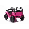 Elektrické autíčko OFFROAD NEW s pohonom zadných kolies, ružové, Lítiová batéria, Vysoký podvozok, široké sedadlo, Odpružené nápravy, 2,4 GHz Diaľkový ovládač, LED svetlá