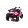 Elektrické autíčko OFFROAD NEW s pohonom zadných kolies, ružové, Lítiová batéria, Vysoký podvozok, široké sedadlo, Odpružené nápravy, 2,4 GHz Diaľkový ovládač, LED svetlá