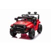 Elektrické autíčko OFFROAD NEW s pohonom zadných kolies, červené, Lítiová batéria, Vysoký podvozok, široké sedadlo, Odpružené nápravy, 2,4 GHz Diaľkový ovládač, LED svetlá