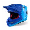 prilba supertech s m10 flood alpinestars modra perlet svetle modra cerna carbon matna leskla 2026