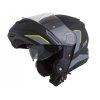 Prilba Compress 2.0 Refraction, CASSIDA (čierna matná/sivá/žltá fluo, balenie vr. Pinlock fólie) (Velikost 2XL)