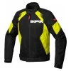 Bunda FLASH EVO NET WINDOUT, SPIDI (čierna / biela / žltá fluo) (Veľkosť S)
