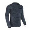 Termotriko s dlhým rukávom ADVANCED BASE LAYER, OXFORD ADVANCED (šedé/čierne) (Veľkosť S/M)