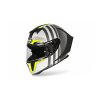 prilba gp 550 s skyline airoh bila cerna fluo matna
