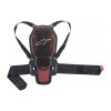 Chrbticový chránič nucleon KR-1 CELL 2021, ALPINESTARS (transparentné / sivá / červená / čierna) (Velikost XL)