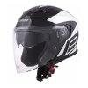 Prilba Jet Tech Corso, Cassidy (čierna / biela) (Veľkosť S (55 až 56 cm))