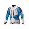 Bunda ANDES DRYSTAR HONDA kolekce, TECH-AIR 5 kompatibilní, ALPINESTARS (světle šedá/černá/modrá/červená) 2024 (Velikost 4XL)