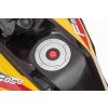 Elektrická Motorka BMW F850 GS, Licencované, 12V batéria, EVA mäkké kolesá, 2 x 35W motor,LED Svetlá, Pomocné kolieska, žltá