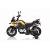 Elektrická Motorka BMW F850 GS, Licencované, 12V batéria, EVA mäkké kolesá, 2 x 35W motor,LED Svetlá, Pomocné kolieska, žltá