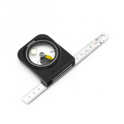 SHINWA Magnetic Angle Meter with Stainless Steel Ruler 150 mm