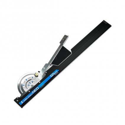 Japanese guide rail and protractor SHINWA Free-Angle NEO 600 mm for circular saws