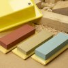 Set of Japanese Sharpening Stones SK11 with Tray - Grit 220, 1000 and 3000