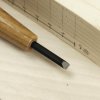 Japanese carving mini-chisel MIKISHO Power Grip with flat blade - 4.5 mm