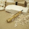 Japanese Carving Mini-Chisel MIKISHO Power Grip with U Blade - 3 mm