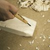 Japanese Carving Mini-Chisel MIKISHO Power Grip with U Blade - 3 mm