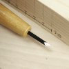 Japanese Carving Mini-Chisel MIKISHO Power Grip with Skewed Blade - 3 mm