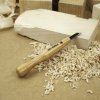 Japanese Carving Mini-Chisel MIKISHO Power Grip with Angled Blade - 7.5 mm