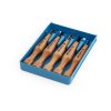 MIKISHO Power Grip Blue Carving Chisel Set - 5 pieces