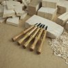 MIKISHO Power Grip Blue Carving Chisel Set - 5 Pieces
