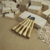 MIKISHO Power Grip Black Carving Chisel Set - 5 Pieces