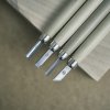MARUICHI T-4 Wood Handle Mini Carving Chisels Set - 4 Pieces