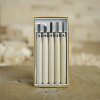 Set of MARUICHI T-5 carving mini-chisels with wooden handle - 5 pieces