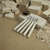 MARUICHI L-5 Mini Carving Chisel Set with Wooden Handle - 5 Pieces