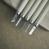 MARUICHI L-5 Wood Handle Mini Carving Chisels Set - 5 Pieces