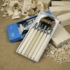 MARUICHI L-6 Set of Mini Carving Chisels with Wooden Handle - 6 Pieces