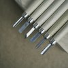 MARUICHI L-6 Wood Handle Mini Carving Chisels Set - 6 Pieces