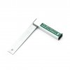 Stainless Steel Square SHINWA with Robust Aluminum Base without Scale - 200 mm