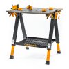 CRAFTMAKER FoldStation S20 Adjustable Sawhorse and Worktop
