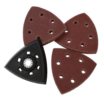 SMART PROFI STARLOCK különböző szemcseméretű csiszolópapírokból álló készlet csiszolótalppal, 93 mm (31 db)