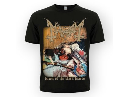 Tričko Mayhem Dawn of the Black Hearts (1)