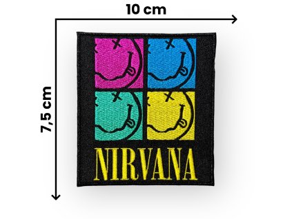 Nášivka Nirvana barevná
