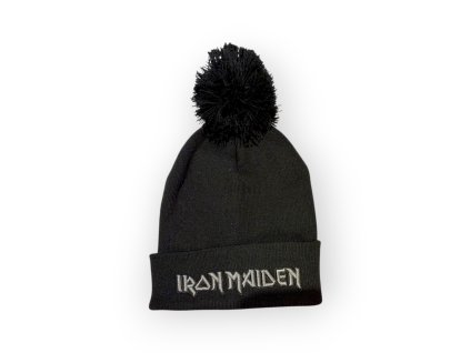 Čepice s bambulí Iron Maiden