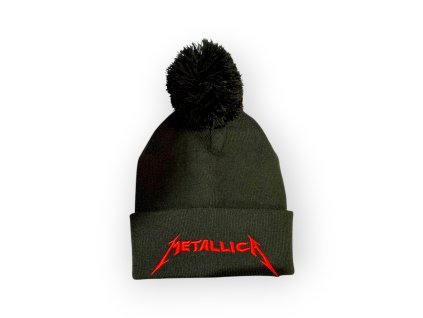 Čepice s bambulí Metallica