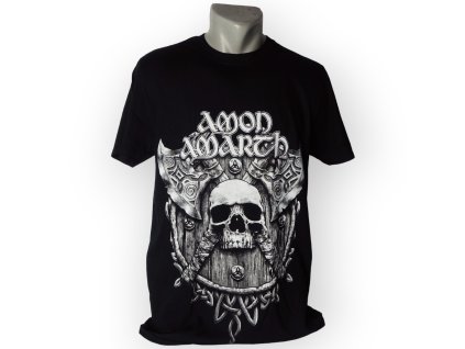 Tričko Amon Amarth Skull and Axes (1)