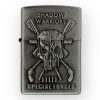 Zapalovač Shadow Warriors (lebka) stříbrný (1)