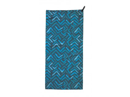 PACKTOWL ULTRALITE HAND Riptide ručník 42x92cm modrý se vzorem