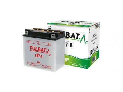 Baterie 12V, FB7-A, 8Ah, 124A, konvenční 135(145)x75x133 FULBAT(vč. balení elektrolytu)