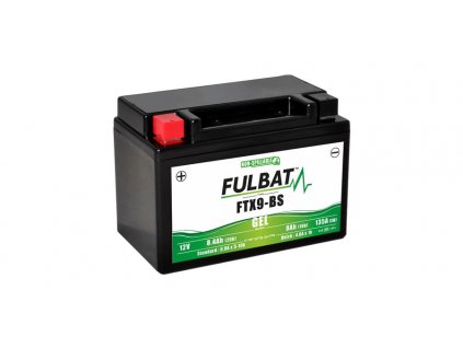 Baterie 12V, FTX9-BS GEL, 8,4Ah, 135A, bezúdržbová GEL technologie 150x87x105, FULBAT (aktivovaná ve výrobě)
