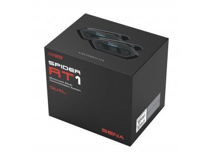 Mesh headset Spider RT1 (dosah 2 km), SENA (sada 2 jednotek)