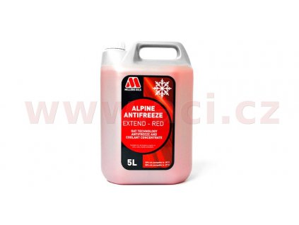 MILLERS OILS Alpine Antifreeze Extend - Red - nemrznoucí kapalina s prodlouženou životností s antikorozními účinky 5 l