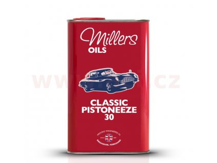MILLERS OILS Pistoneeze P30, jednorozsahový motorový olej s malou příměsí čistidel a rozpouštědel 1 l