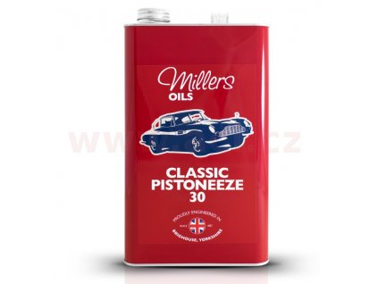MILLERS OILS Pistoneeze P30, jednorozsahový motorový olej s malou příměsí čistidel a rozpouštědel 5 l