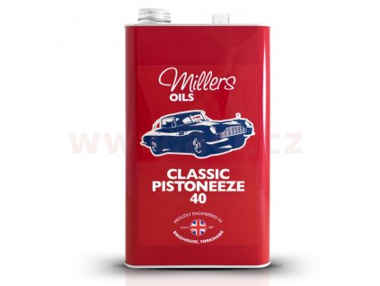 MILLERS OILS Pistoneeze P40, jednorozsahový motorový olej s malou příměsí čistidel a rozpouštědel 5 l